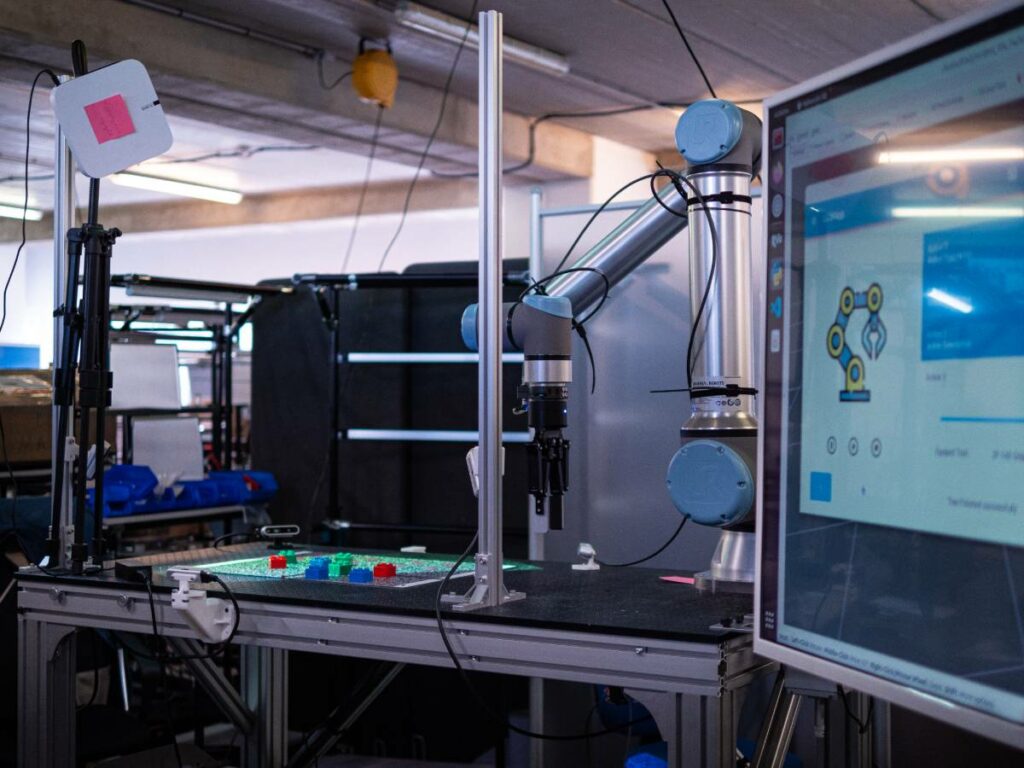 LLIW systeme de cobotique apprenant par observation et imitation petites et moyennes lignes de production Kickmaker