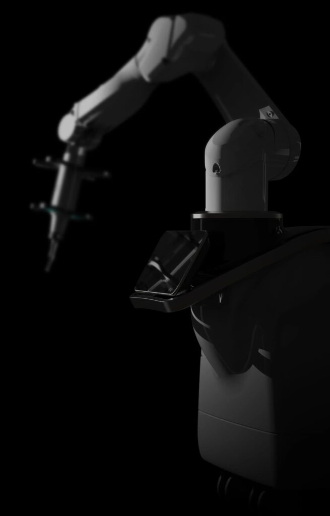 Image montrant le bras robotique de Lupin Dental.