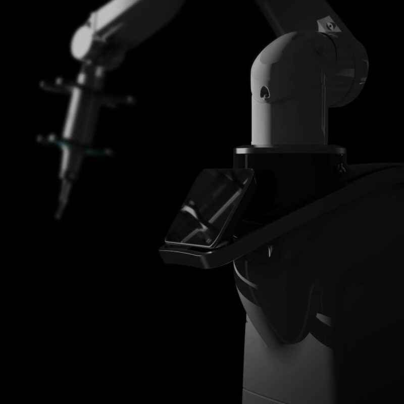 Image montrant le bras robotique de Lupin Dental.