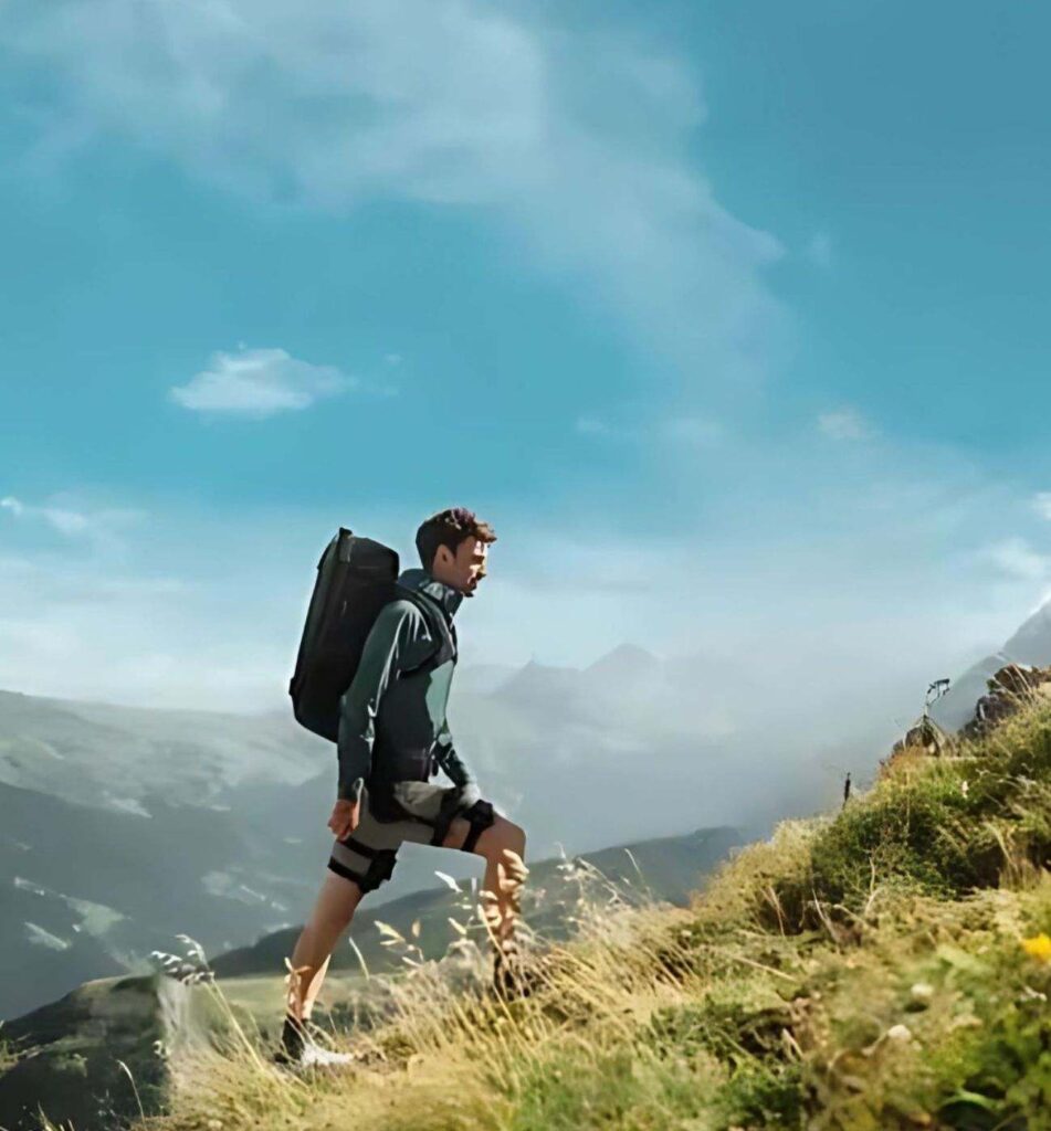 Exosquelette de randonnée par Quechua.