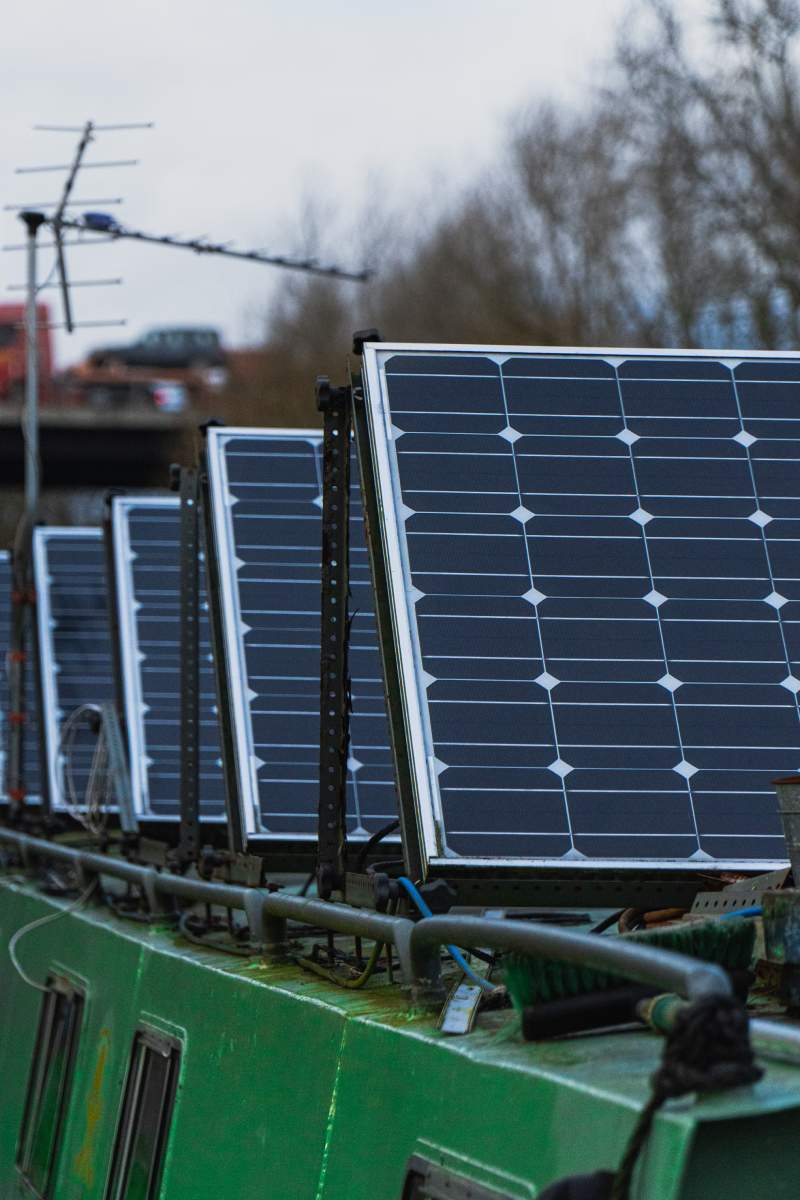 Image montrant des panneaux photovoltaïques.